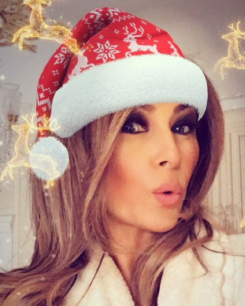Мелания Трамп поздравила с Рождеством кокетливым селфи