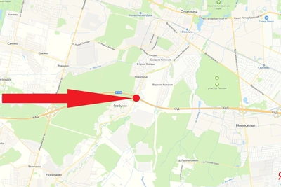 Реверсивное движение на путепроводе КАД в Горбунках