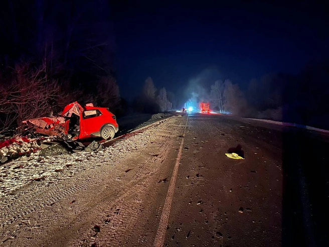 Водитель вылетел на встречку | Источник: МВД 24 / Telegram