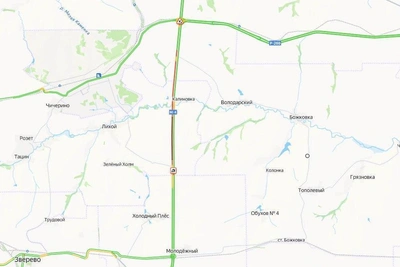 9-Kilometer Traffic Jam on M-4 Due to Burning Truck