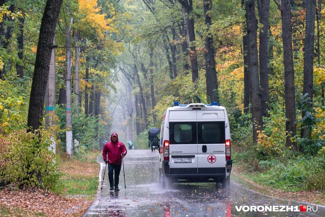 В «Олимпике» на всякий случай была скорая помощь | Источник: Дмитрий Волгин / Voronezh1.ru