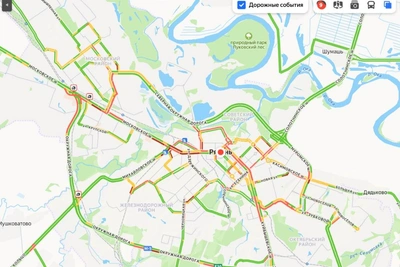 Рязань встала в 9-балльных пробках 25 сентября