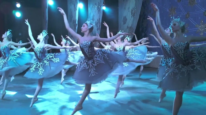 Одна из сложнейших частей балета «Щелкунчик» — танец снежинок | Источник: kalinina_marussja / Instagram*