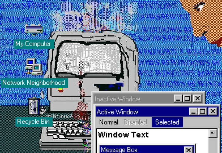 Сайт дня: огромный интернет-архив десктопов для Windows 90-х
