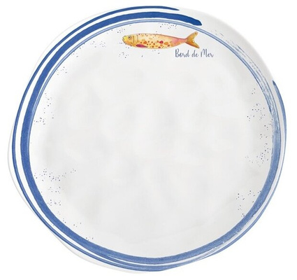 Обеденная тарелка в морском стиле