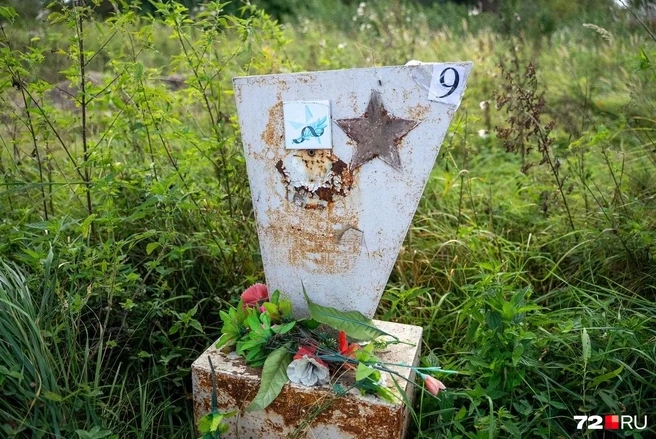 Тюменцев возмущало, что в том числе могилы участников ВОВ падают в воду  | Источник: Илья Чикотин / 72.RU 