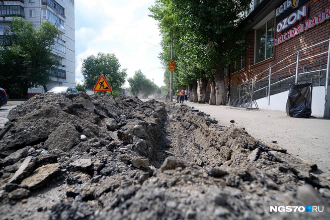 Участок будут фрезеровать частично из-за сложного рельефа  | Источник: Варвара Фролова / NGS70.RU