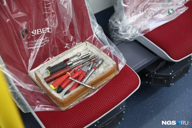 В следующем году планируют закупить еще восемь трамваев  | Источник: Александр Ощепков / NGS.RU