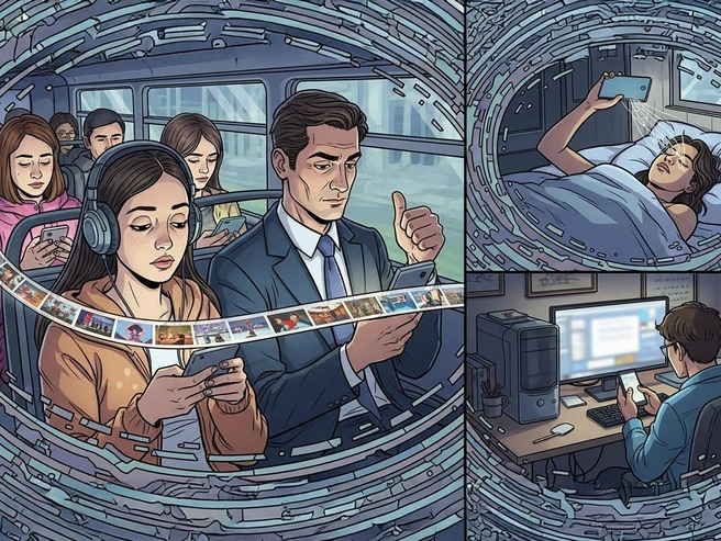 Короткие видео стали повсеместным явлением | Источник: Мария Романова / V1.RU