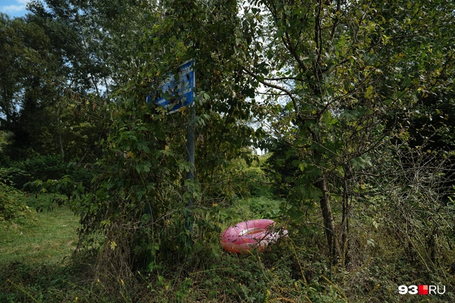 Кто-то уже подготовил надувной круг | Источник: Дарья Паращенко / 93.RU