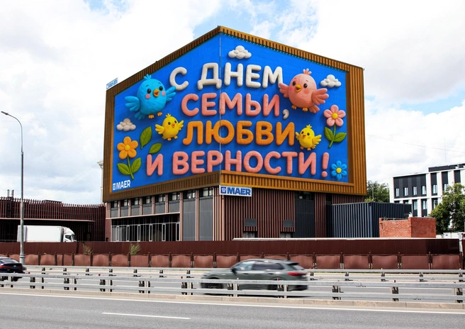 Анимацию для поздравления создали в пластилиновом стиле | Источник: МАЕР