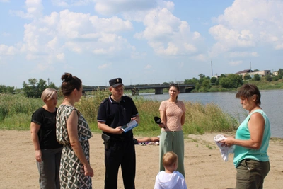 Полицейские проверили пляжи в Южноуральске и Троицке