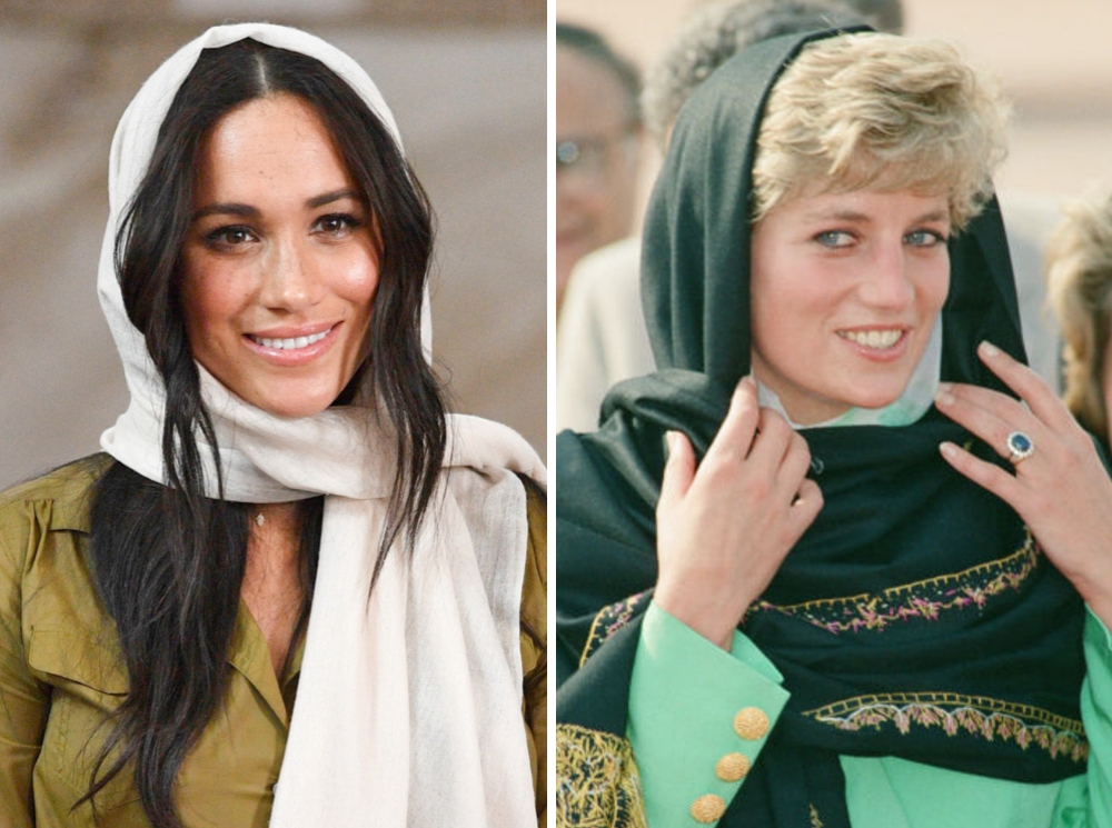 Эксперты: герцогине Меган пора перестать копировать принцессу Диану | marieclaire.ru