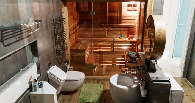 Отдохнуть можно и в сауне  | Источник: N1 / Агентство недвижимости «Среда»