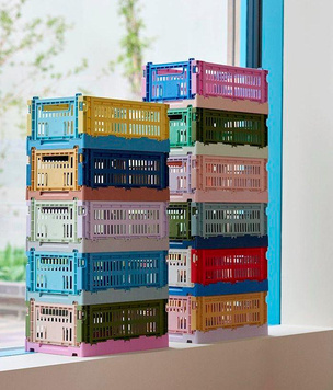 Все по коробочкам: яркие контейнеры Colour Crate от Hay