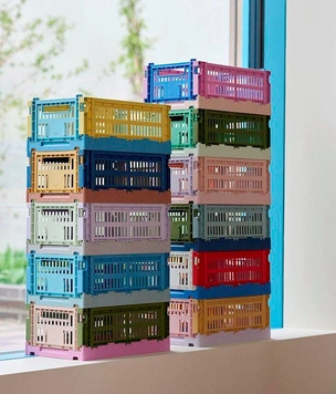 Все по коробочкам: яркие контейнеры Colour Crate от Hay