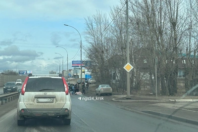 Наезд на пешехода на 2-й Брянской в Красноярске