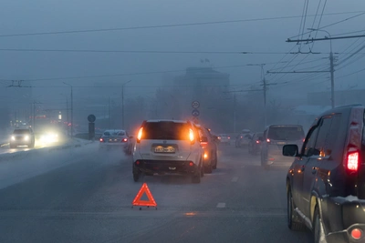 Семибалльные пробки парализовали Тулу 25 февраля