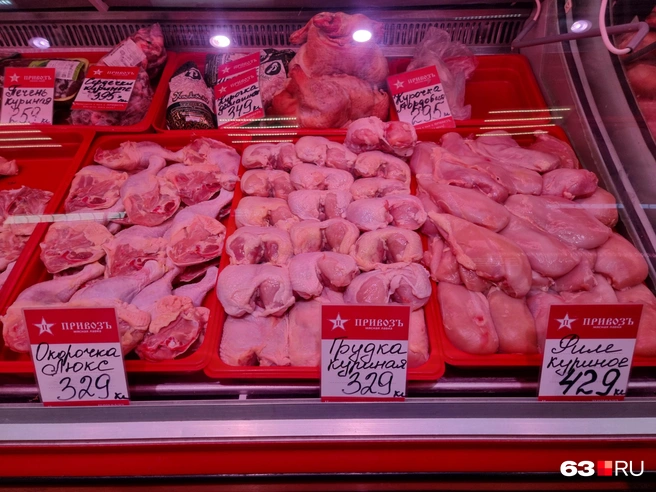 Здесь еще можно оценить рост цен на субпродукты | Источник: Роман Данилкин / 63.RU