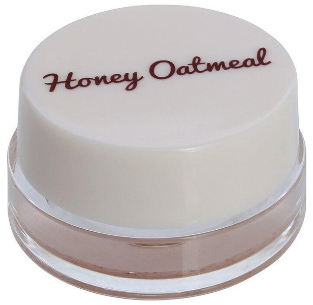 The Saem Honey Oatmeal Lip Scrub Медовый скраб для губ