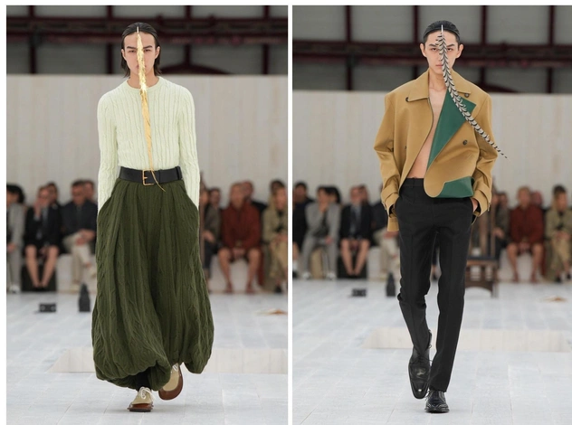 Это успех! Двое казахов друг за другом вышли на подиум Loewe