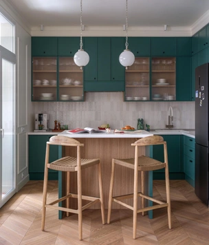 Маленький остров на кухне: 60+ фото и идей