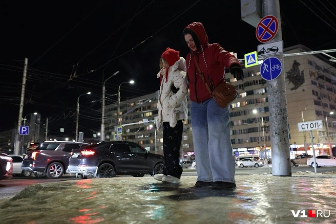 Справиться с последствия непогоды коммунальщикам оказалось непросто. Или невозможно | Источник: Алексей Волхонский / V1.RU