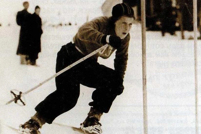 Екатерина Вогулкина на соревнованиях в 1947 году | Источник: www.ski.ru