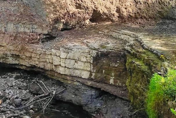 В Ленобласти пересох Саблинский водопад | Источник: группа во «ВКонтакте» «МЫ ИЗ САБЛИНО!»