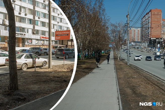 В Центральном округе газоны благоустроят на четырех улицах | Источник: Андрей Бортко / NGS.RU