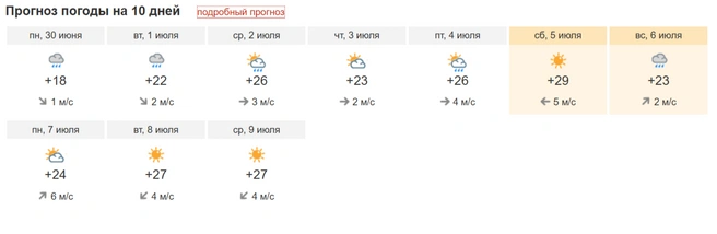Такой прогноз дал наш сервис погоды  | Источник: pogoda.ngs24.ru