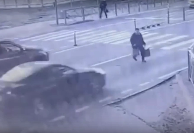 Момент аварийной ситуации | Источник: ДТП и ЧП | Москва и МО / Vk.com