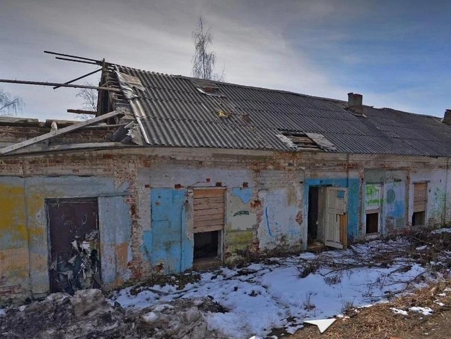 Конюшня усадьбы Коковцовых выставлена на продажу | Источник: «Яндекс Панорама»