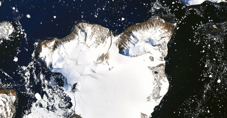 Карта. Как выглядела бы Антарктида безо льда