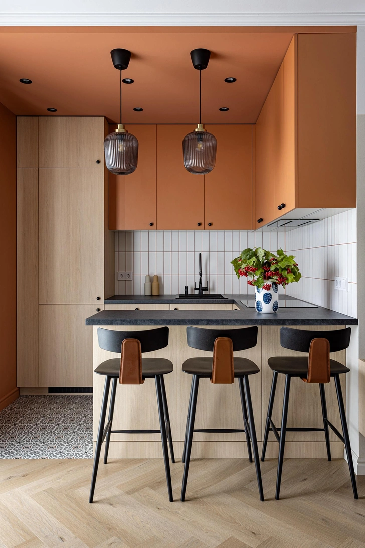 Плитка на фартуке, ARTE. Напольная плитка, Gayafores. | Источник: Андрей Кот. Стиль: Алеся Корнилович