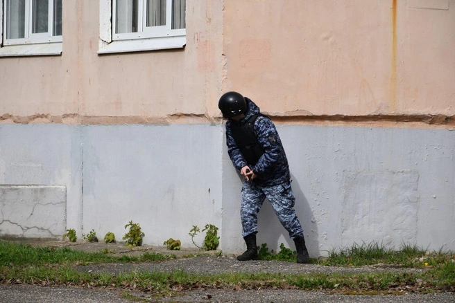 Полицейские отрабатывали два сценария | Источник: Администрация Переславля-Zалесского / Telegram