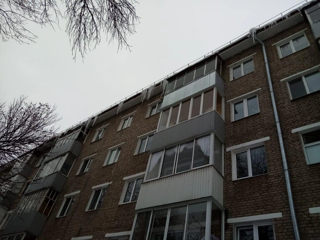 Из-за потепления с городских крыш стал сходить снег и наледь | Источник: УГЗ города Уфы