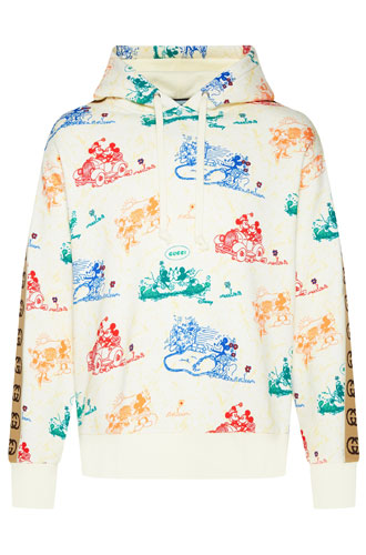 Худи с разноцветным принтом Disney x GucciЦена: 99 000 руб.
Где купить: aizel.ru