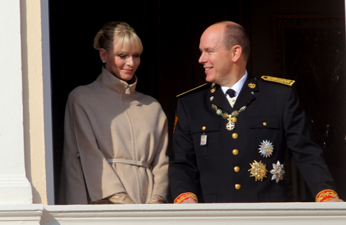 Княгиня Шарлен и князь Албер II