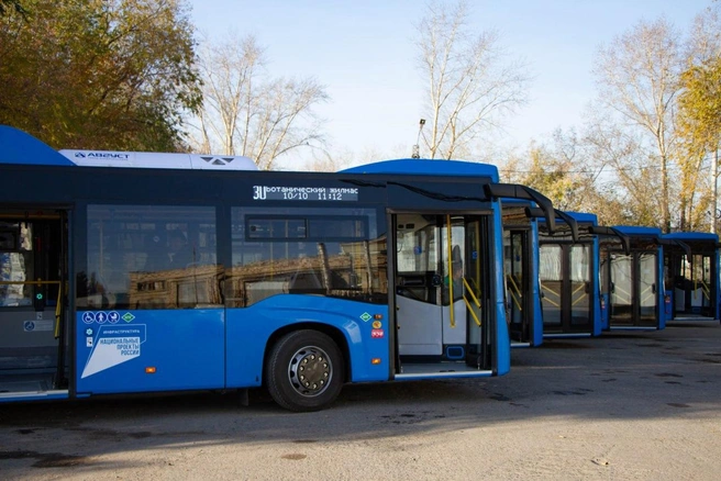 Пять новых автобусов выйдут на городские маршруты в Кургане | Источник: Антон Науменко /t.me