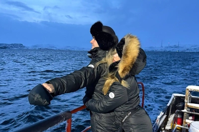 Аня Покров провела каникулы в Мурманске в поисках китов