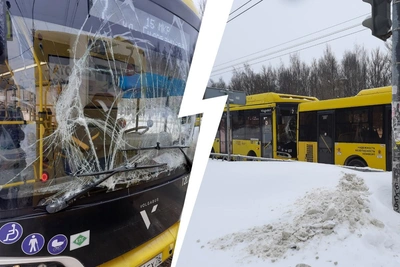 Два автобуса столкнулись в Ярославле: что известно