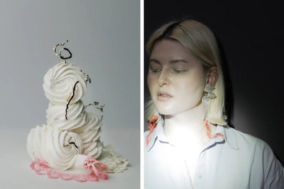 Perm Jeweler Weaves Silver Earrings on a Loom