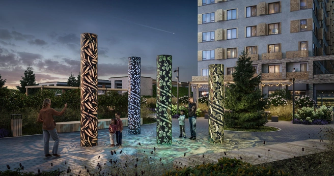 Есть зоны для отдыха, прогулок и других активностей | Источник: «Талан»