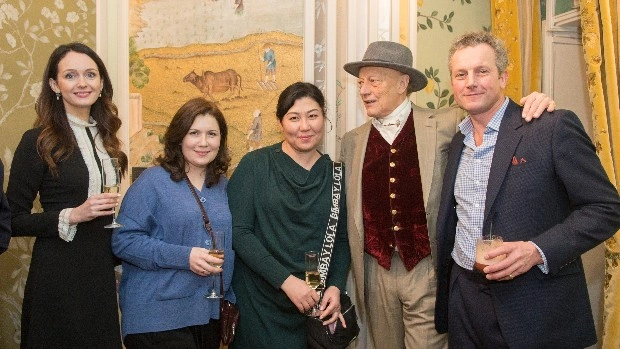 Вечеринка ELLE Decoration и de Gournay в Париже