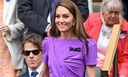 Выгоревшие волосы и платье королевского лилового цвета: Кейт Миддлтон прибыла на Уимблдон