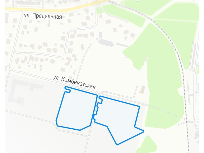 Площадь первой очереди застройки составит 1,66 гектара, а размер участка под вторую очередь пока не определен. | Источник: Филипп Сапегин / E1.RU