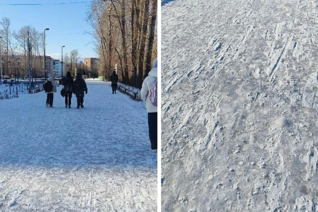 Следов песка на новой аллее от Химиков до Энергетиков не видно  | Источник: «Омский новостной поезд» / T.me