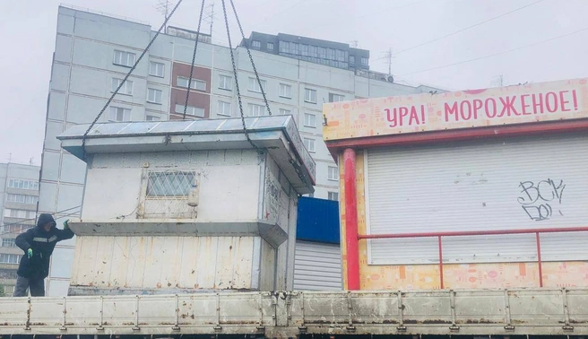 С начала года демонтировали больше 350 нестационарных объектов | Источник: Прокуратура Новосибирской области