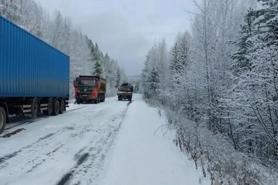 Дорогу Братск — Усть-Илимск перекрыли из-за снега